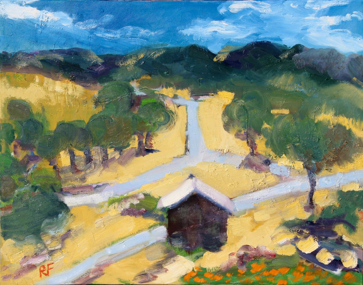 Intersecting Roads, Atlas Peak, 2019 de Richard Fox