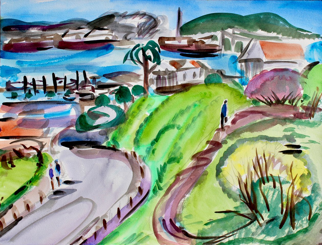 Com vista para a baía, 2018 de Richard Fox