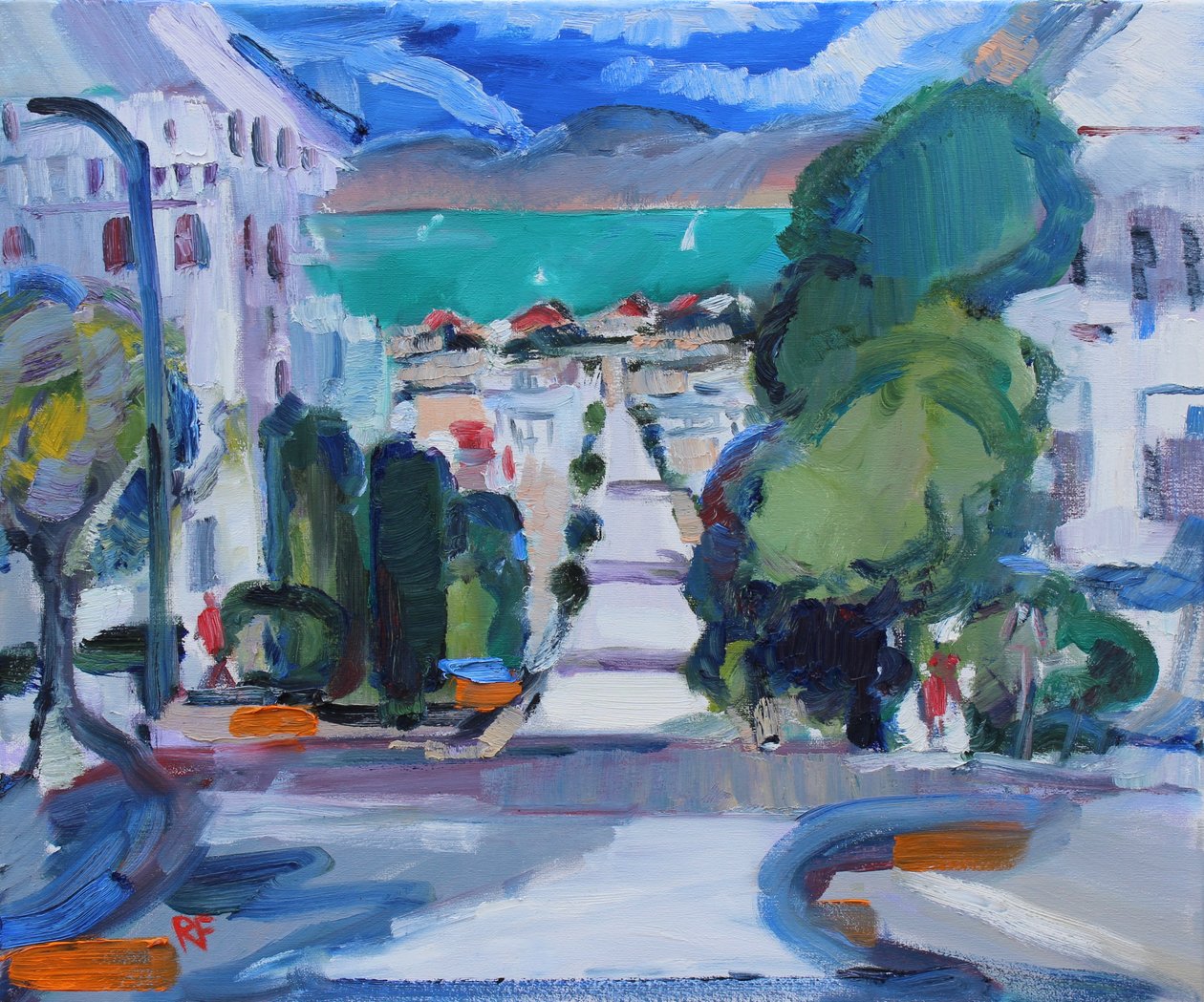 Pacific Heights to the Bay, 2019 de Richard Fox