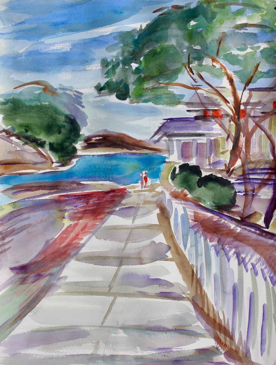 Caminho para o Estuário, Benicia, 2017 de Richard Fox