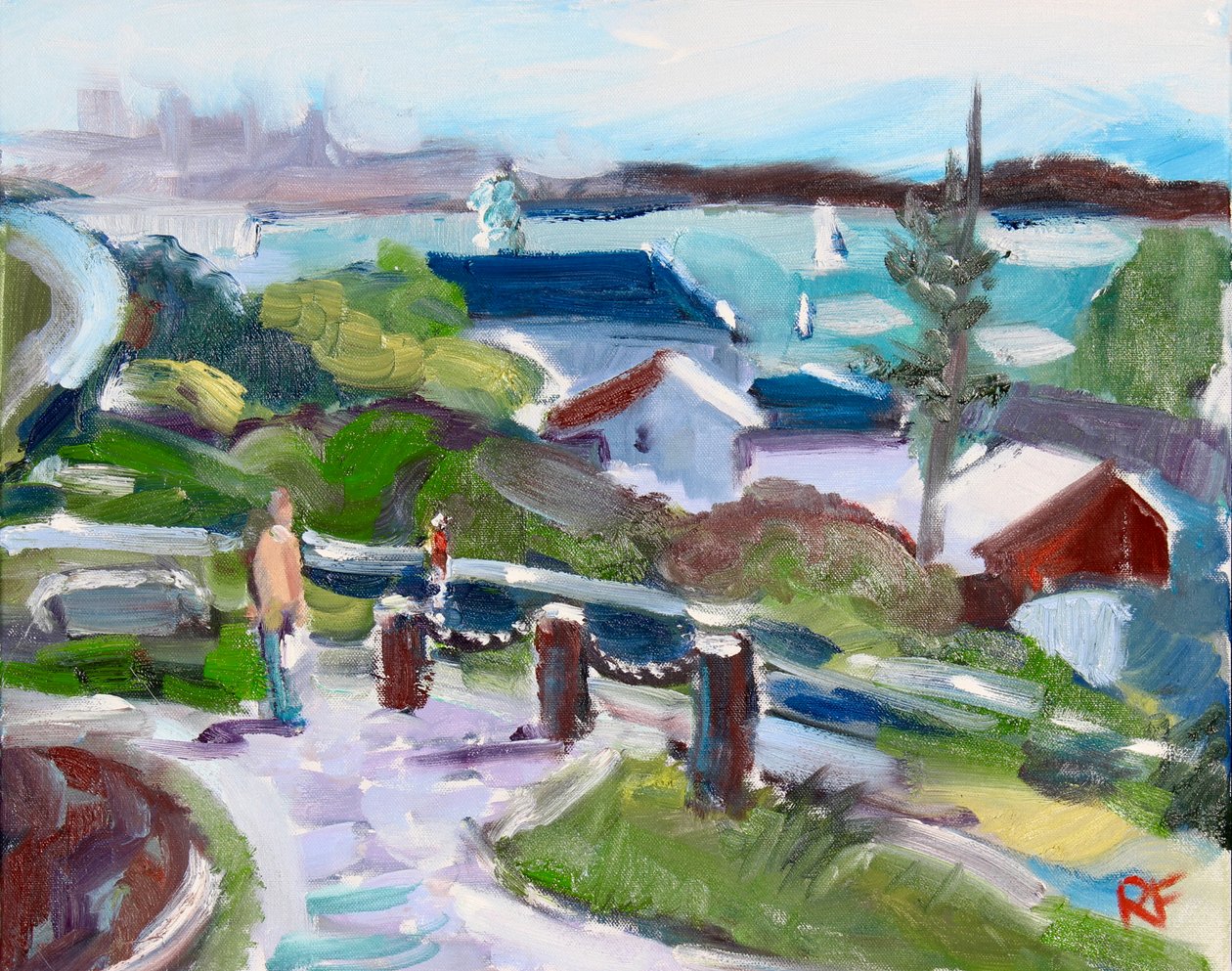 Baía de São Francisco de Tiburon, 2020 de Richard Fox