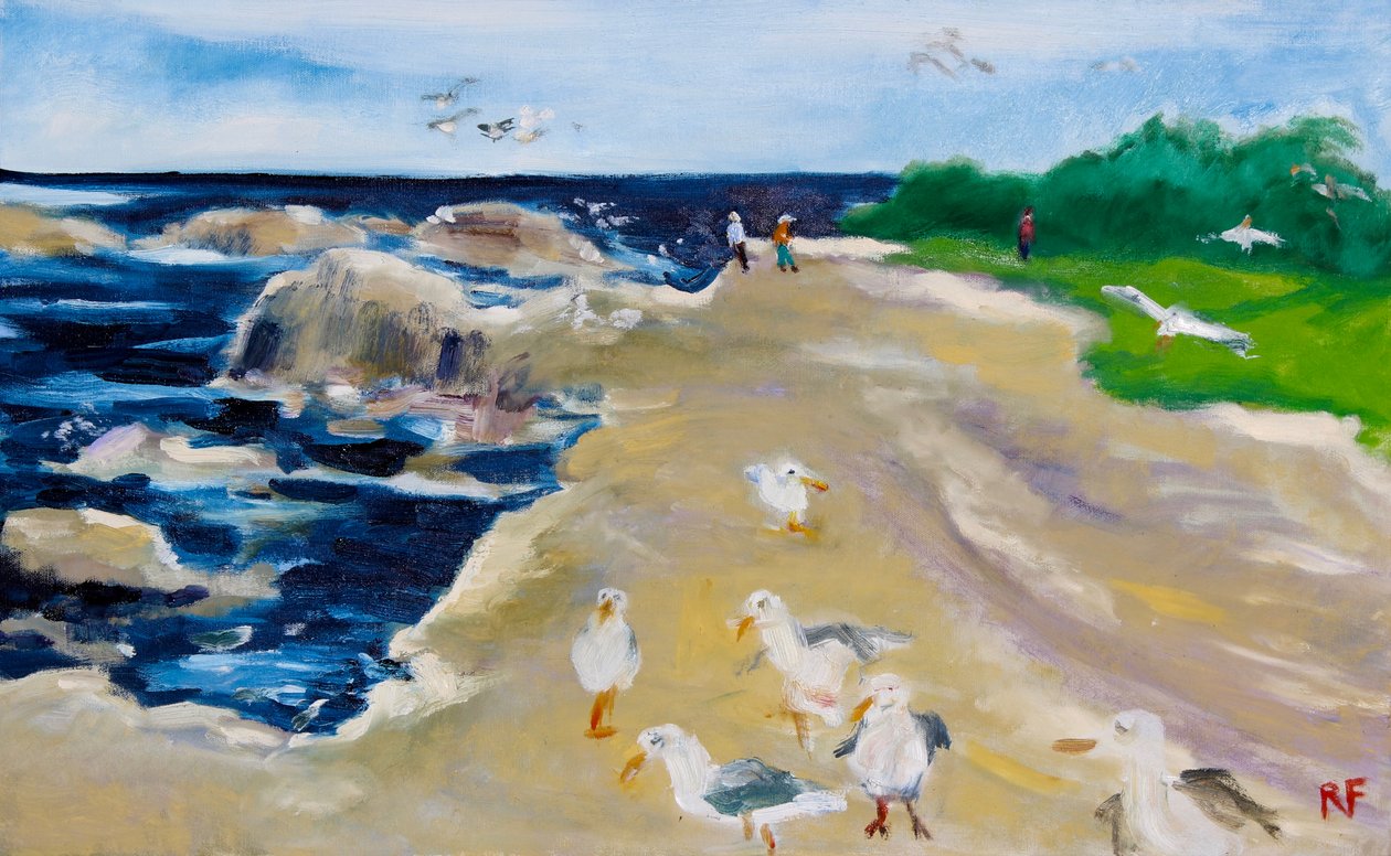 Seagulls, Monterey, 2020 de Richard Fox