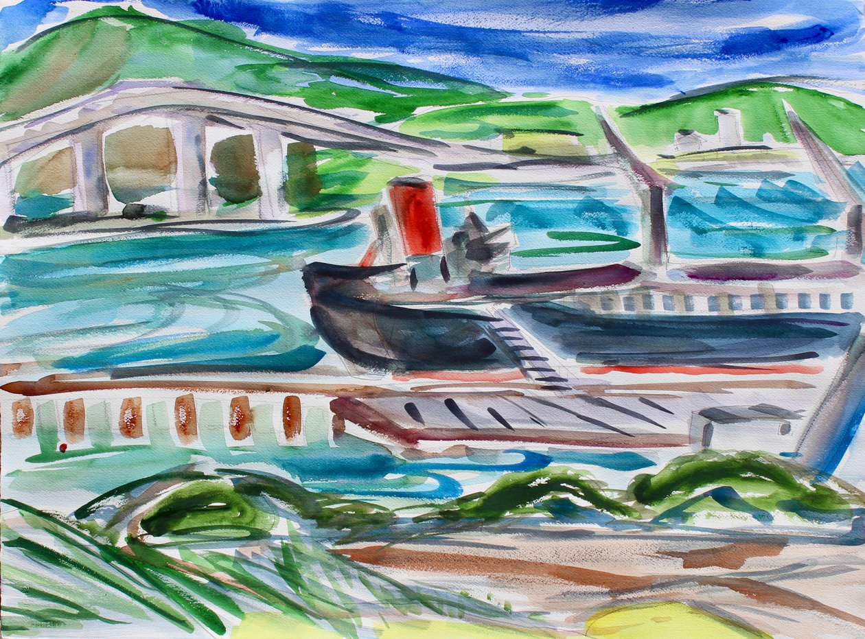Navio para terra, 2020 de Richard Fox
