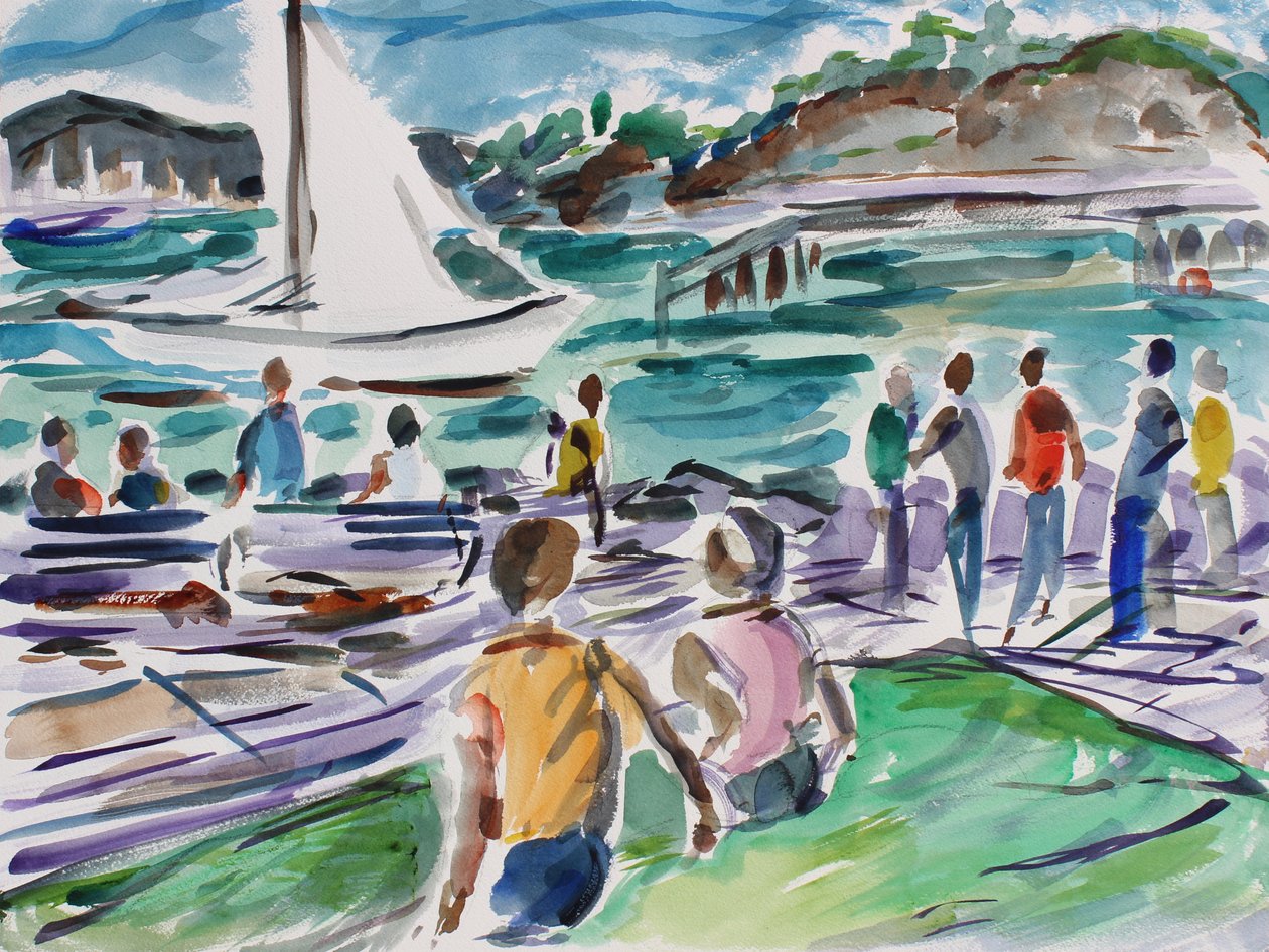 Tiburon Promenade, 2017 de Richard Fox