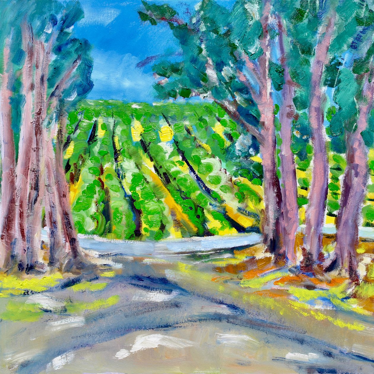 Vinhedo Além das Árvores, 2019 de Richard Fox