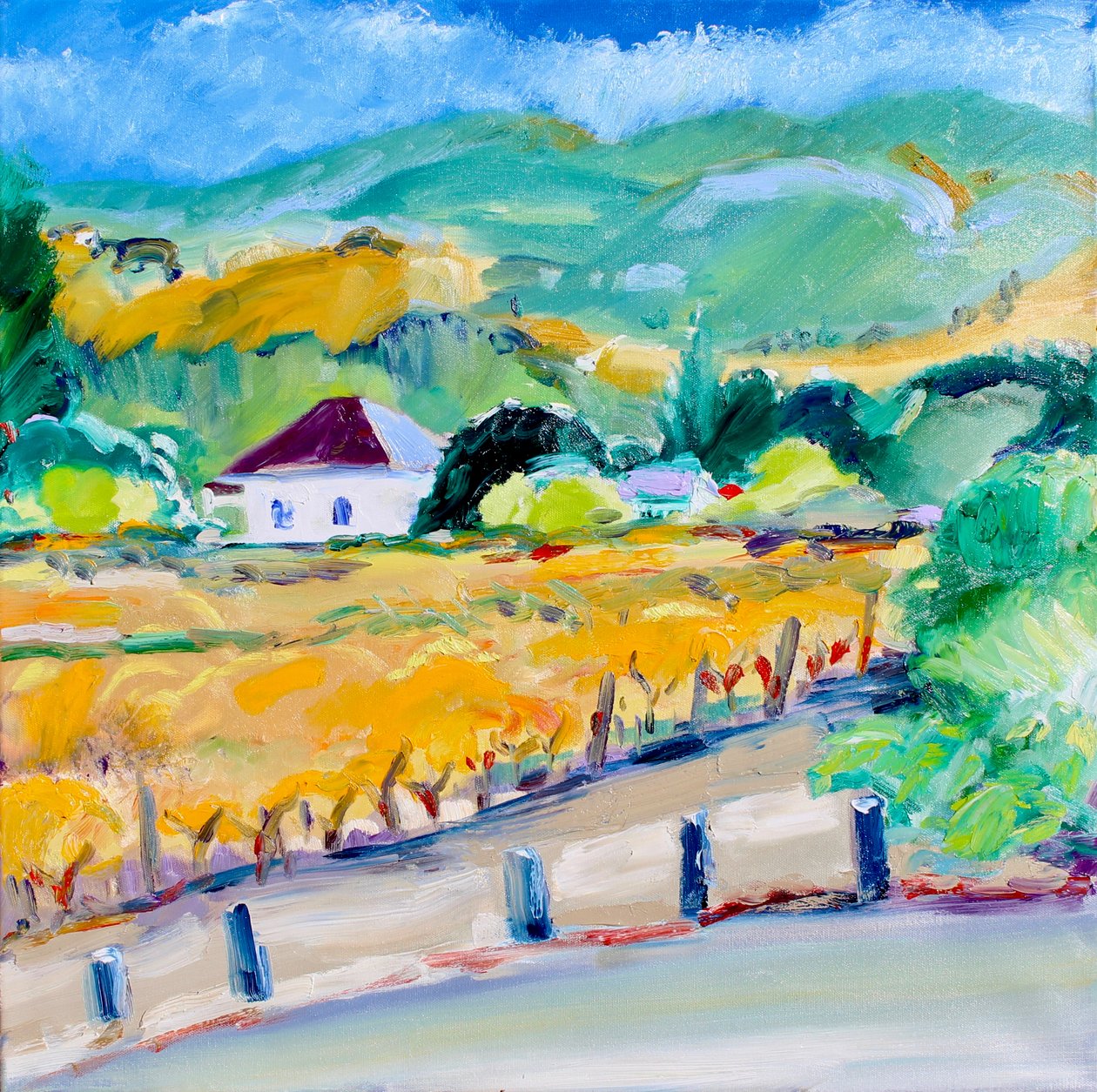 Vinhedo no Outono, Napa, 2020 de Richard Fox