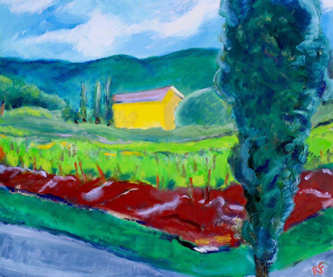 Casa Amarela, Sonoma, 2017 de Richard Fox