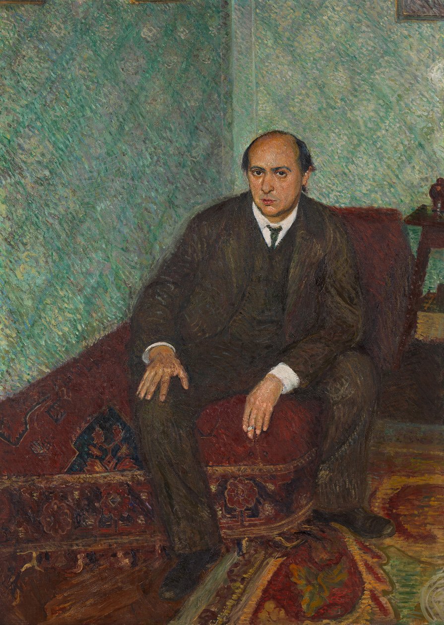 Retrato de Arnold Schönberg, c. 1907 de Richard Gerstl