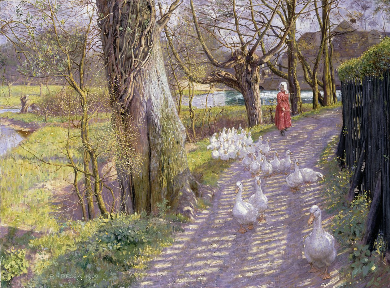 O Caminho da Lagoa do Moinho, 1900 de Richard Henry Brock