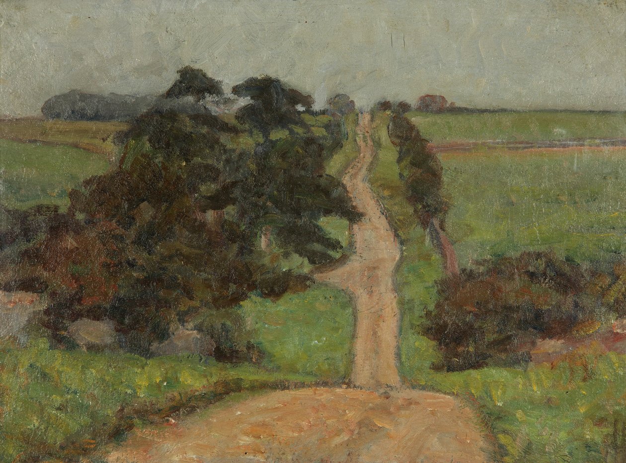 Uma estrada romana perto de Northleach, Gloucestershire de Richard Heyworth