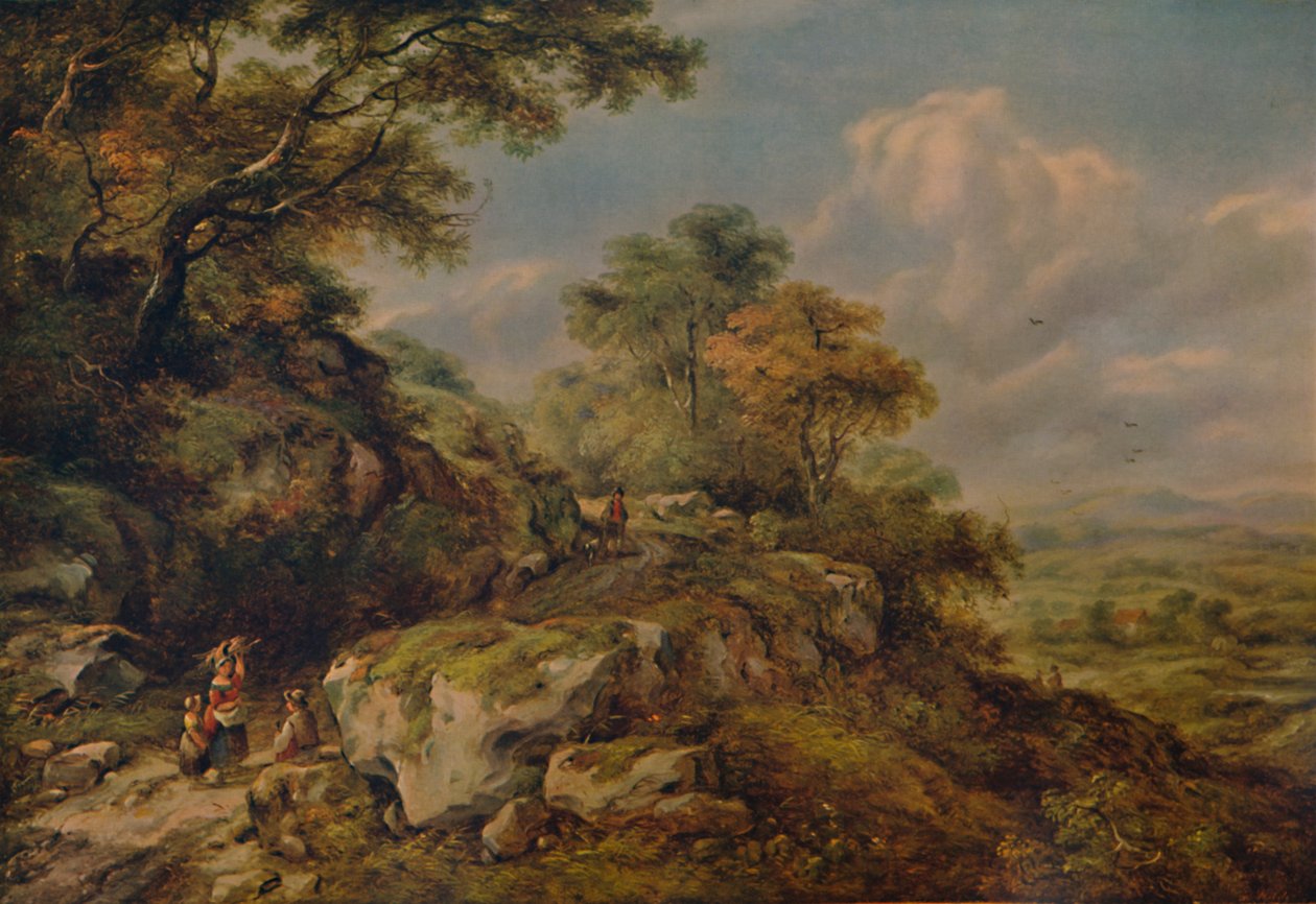Perto de Otford, Kent, 1846, 1935 de Richard Hilder