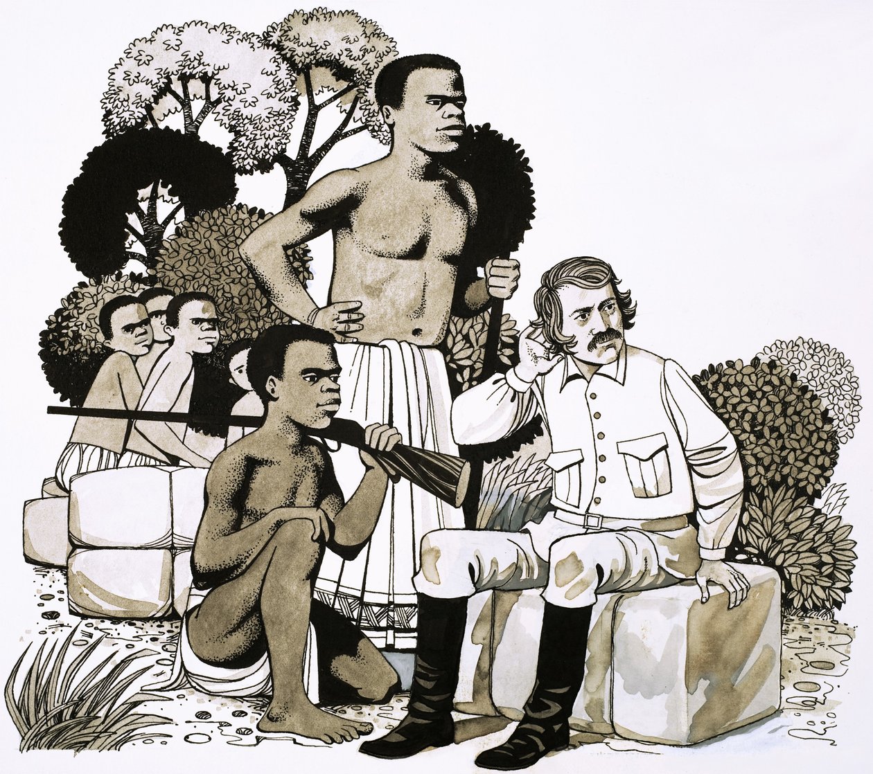 David Livingstone, o explorador que descobriu as Cataratas Vitória de Richard Hook