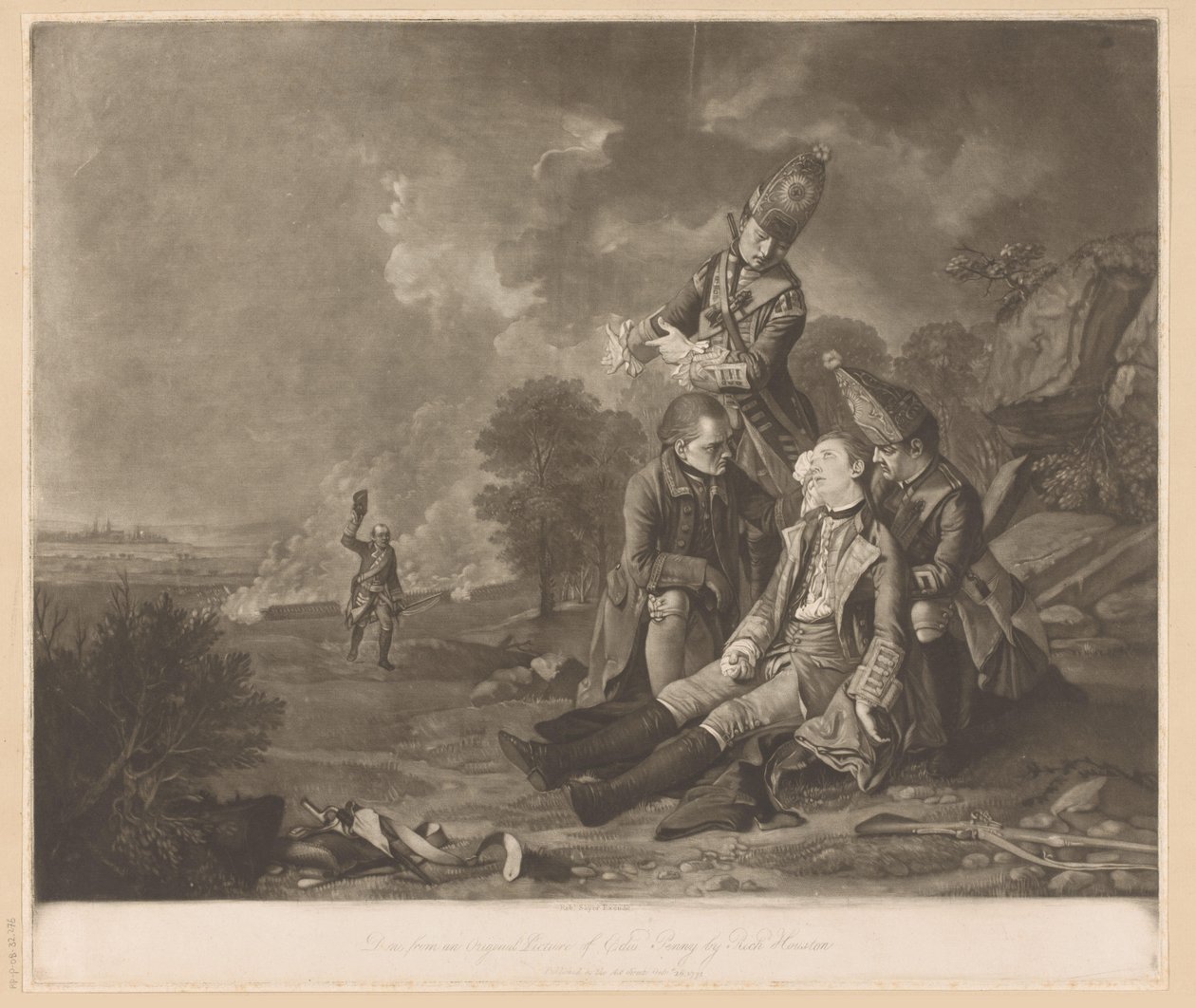 Morte de James Wolfe de Richard Houston