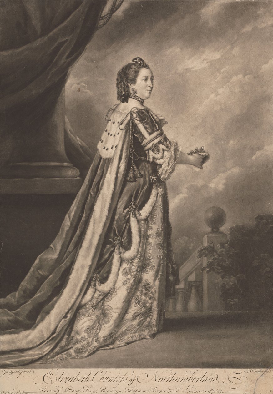 Elizabeth, condessa de Northumberland, baronesa Percy, Lucy, Poynings, Fitzpain, Bryan e Latimer de Richard Houston