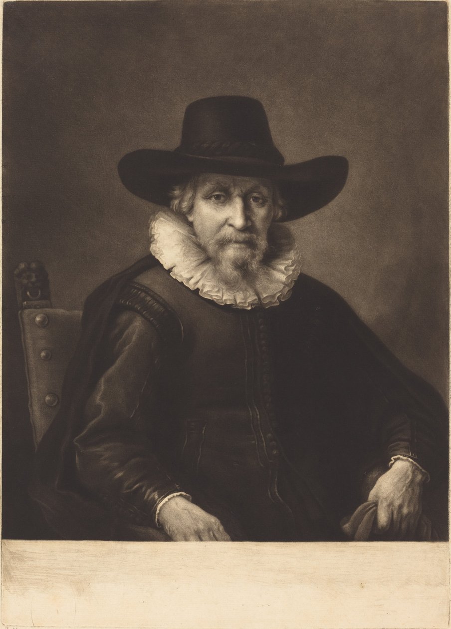 O burgomestre de Richard Houston after Rembrandt van Rijn