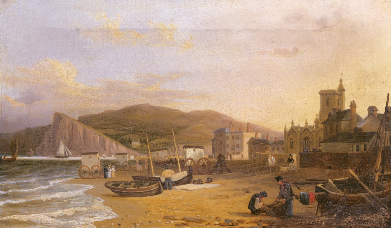 Visão Geral de Teignmouth, 1820 de Richard Hume Lancaster