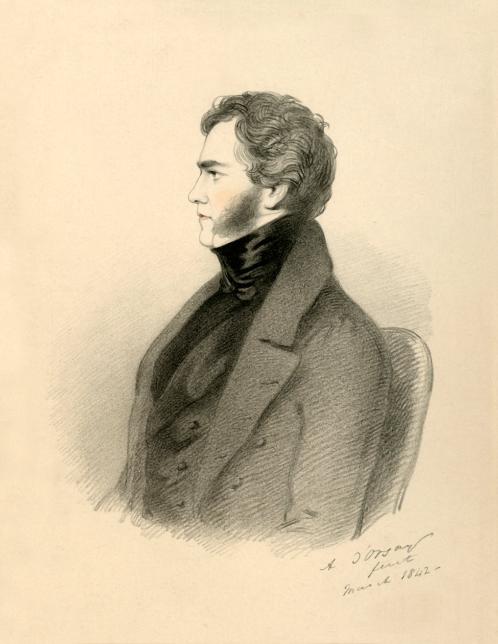 Almirante Rous, 1842. de Richard James Lane
