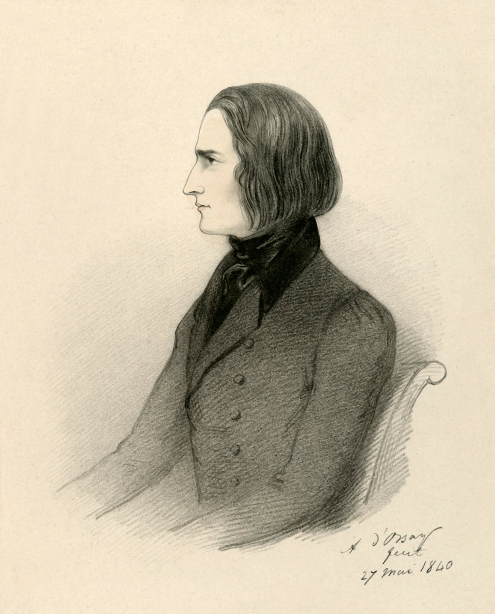 F. Liszt, 1840. de Richard James Lane