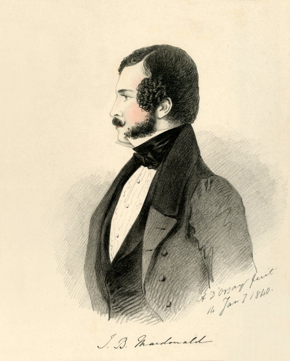 JB Macdonald, 1840. de Richard James Lane