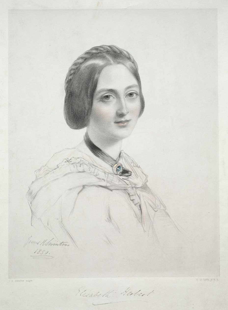 Lady Elizabeth Herbert. de Richard James Lane