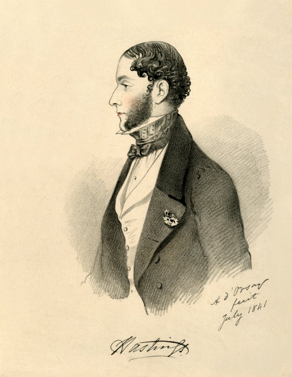 O Marquês de Hastings, 1841. de Richard James Lane