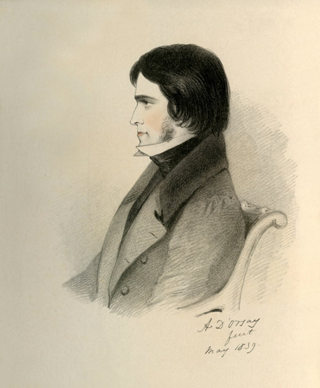 Thomas Carlyle Esquire, 1839. de Richard James Lane