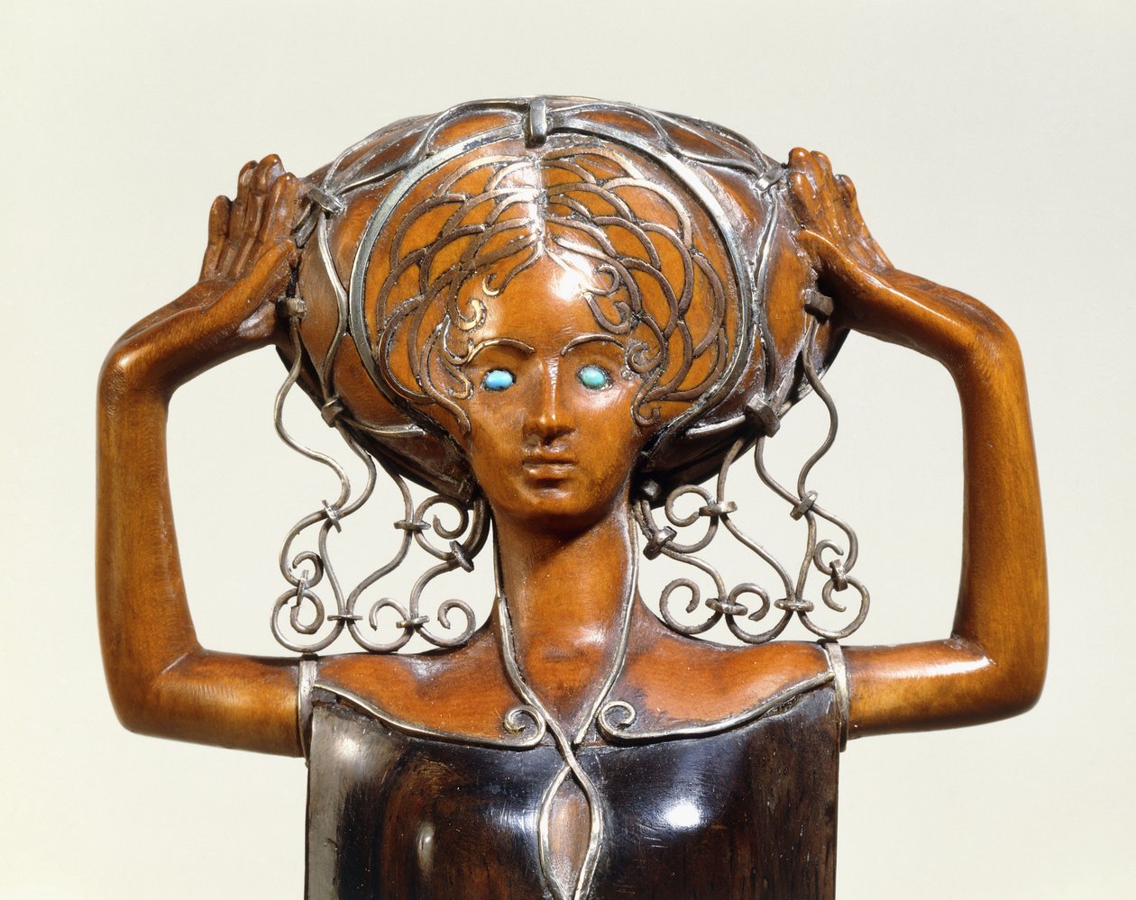 Estatueta de árvore de livro (detalhe) de Richard Joseph Luksch