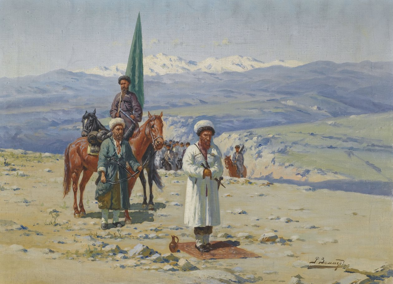 Imam Shamil no Cáucaso de Richard Karl Sommer