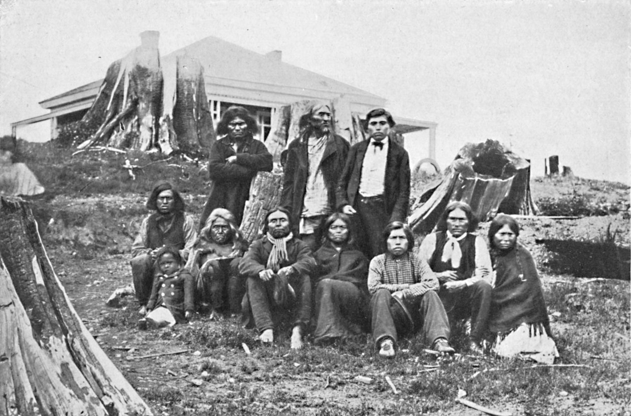 Índios do Rio Fraser, Colúmbia Britânica, Canadá, 1912 de Richard Maynard