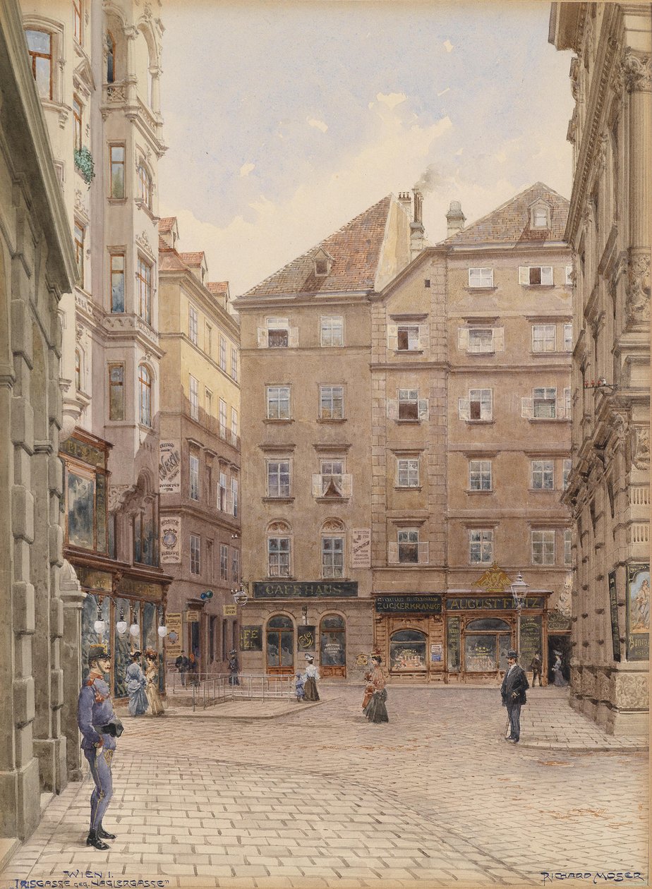 Viena Irisgasse contra Naglergasse de Richard Moser