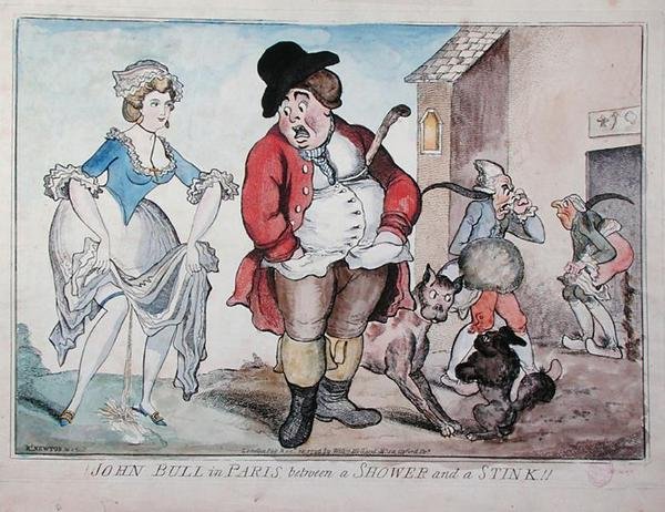 John Bull em Paris entre um Chuveiro e um Stink de Richard Newton
