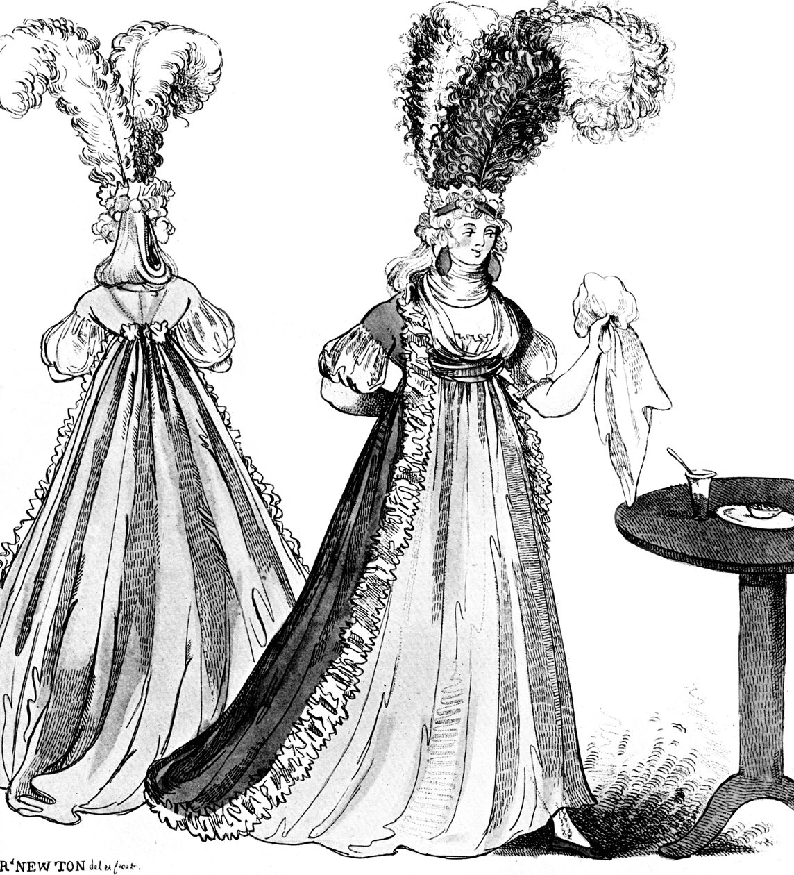 Pastores, eu perdi minha cintura! Você viu meu corpo ..., 1795 de Richard Newton