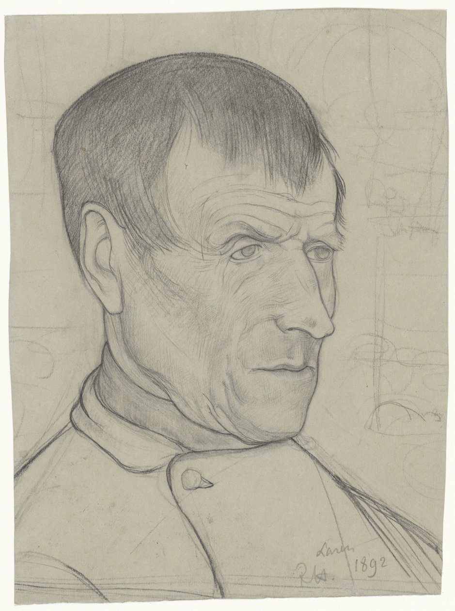 Chefe de um homem de Laren de Richard Nicolaüs Roland Holst