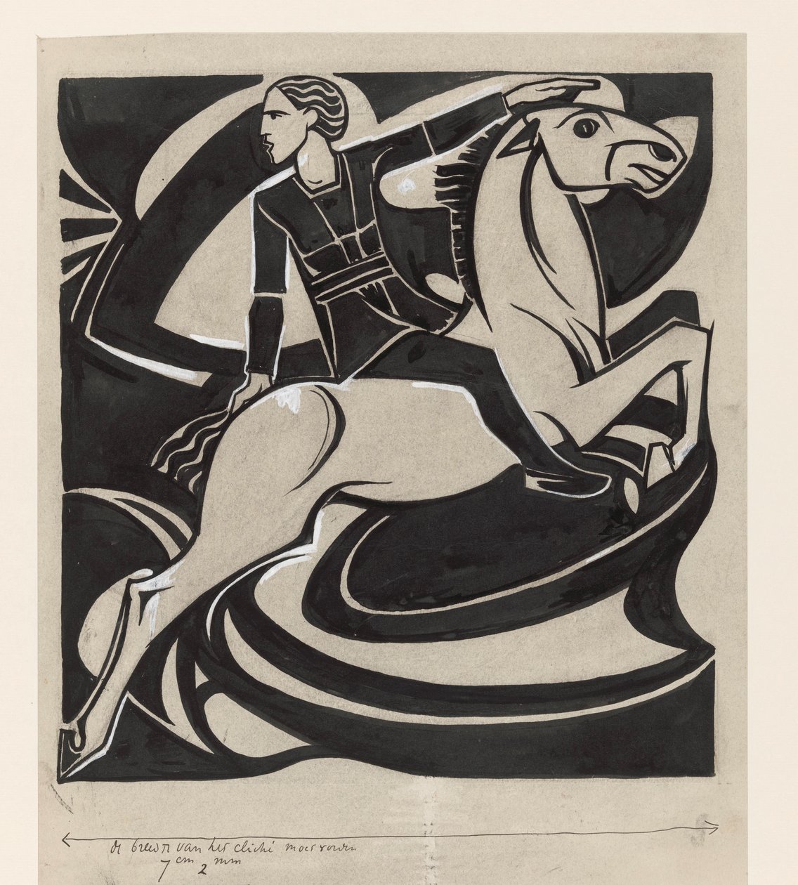 homem a cavalo de Richard Nicolaüs Roland Holst