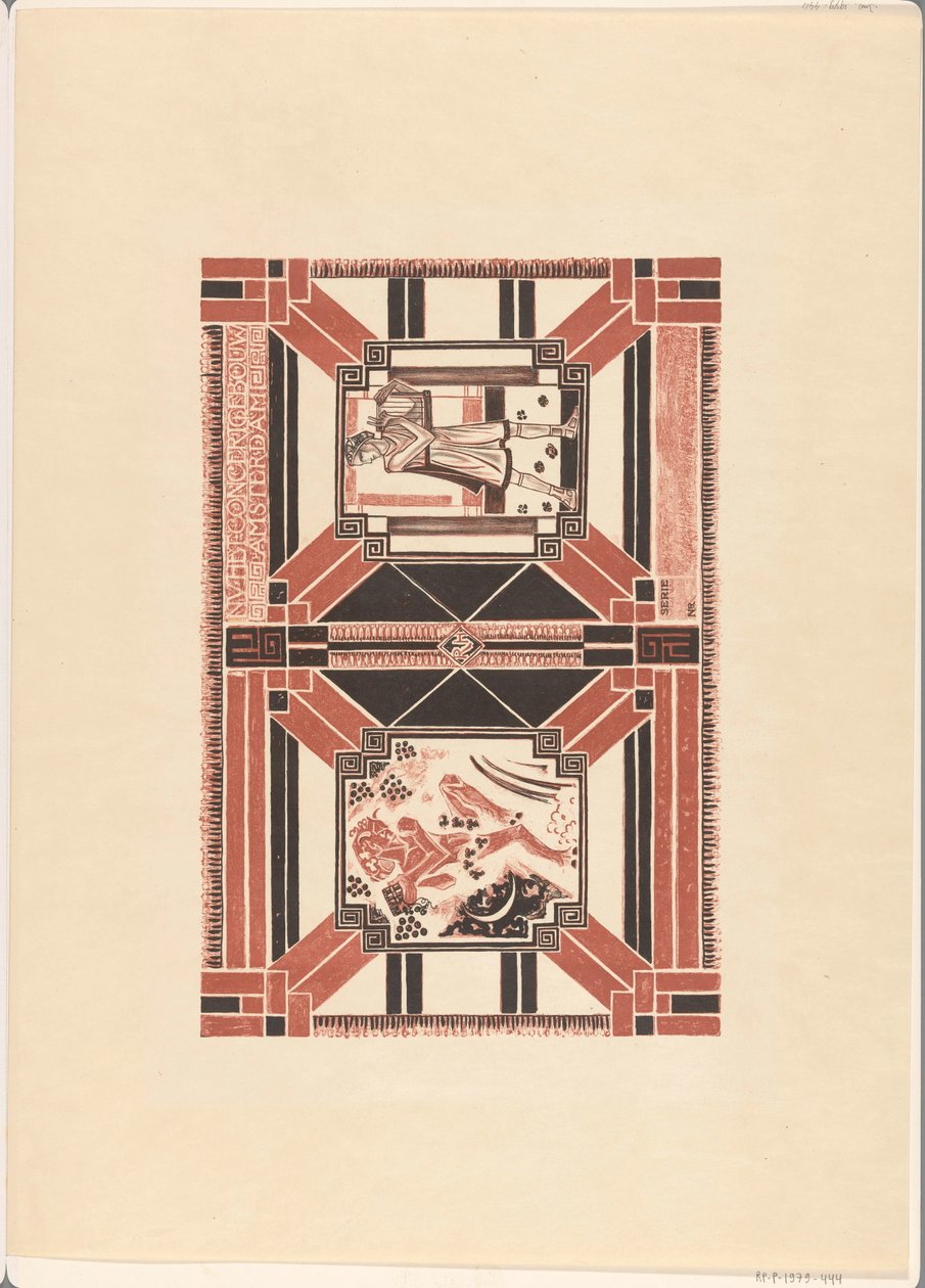 Design de capa para: Programa Concertgebouw Amsterdam de Richard Nicolaüs Roland Holst