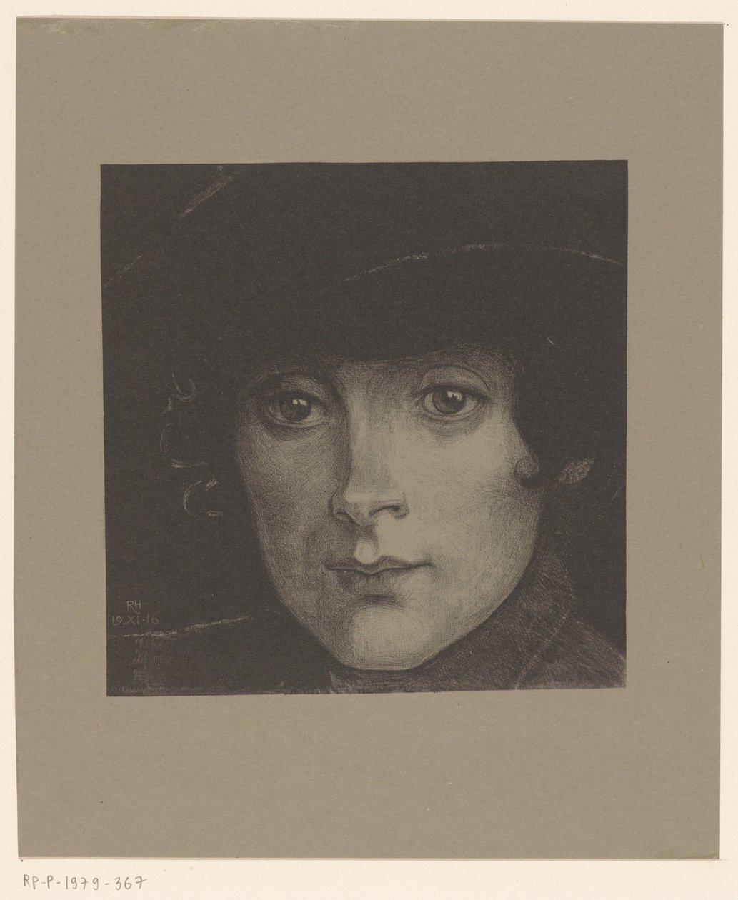 Retrato de uma mulher desconhecida de Richard Nicolaüs Roland Holst