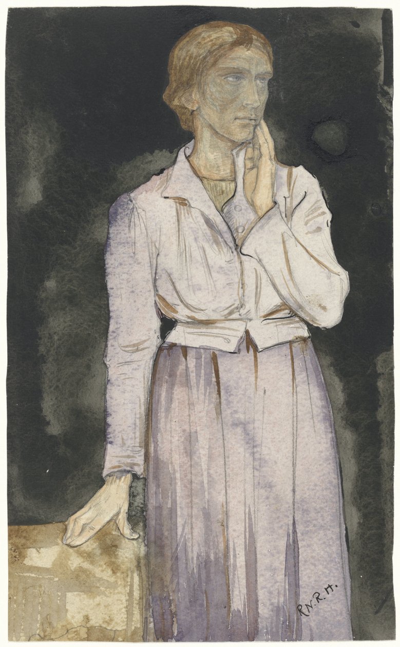 mulher de pé de Richard Nicolaüs Roland Holst