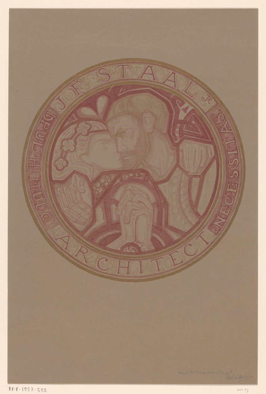 Desenho de carimbos para: J.F. Staal de Richard Nicolaüs Roland Holst