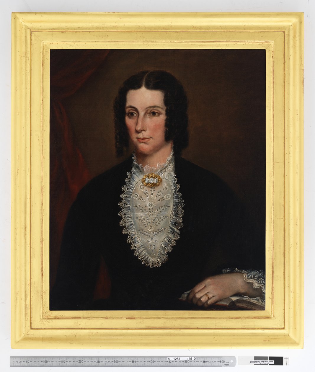Retrato de Sarah Scarvell, nee Redmond, 1855 de Richard Noble