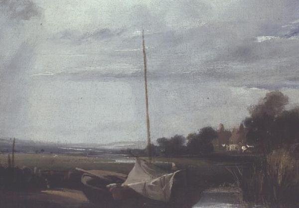 Um rio em França de Richard Parkes Bonington