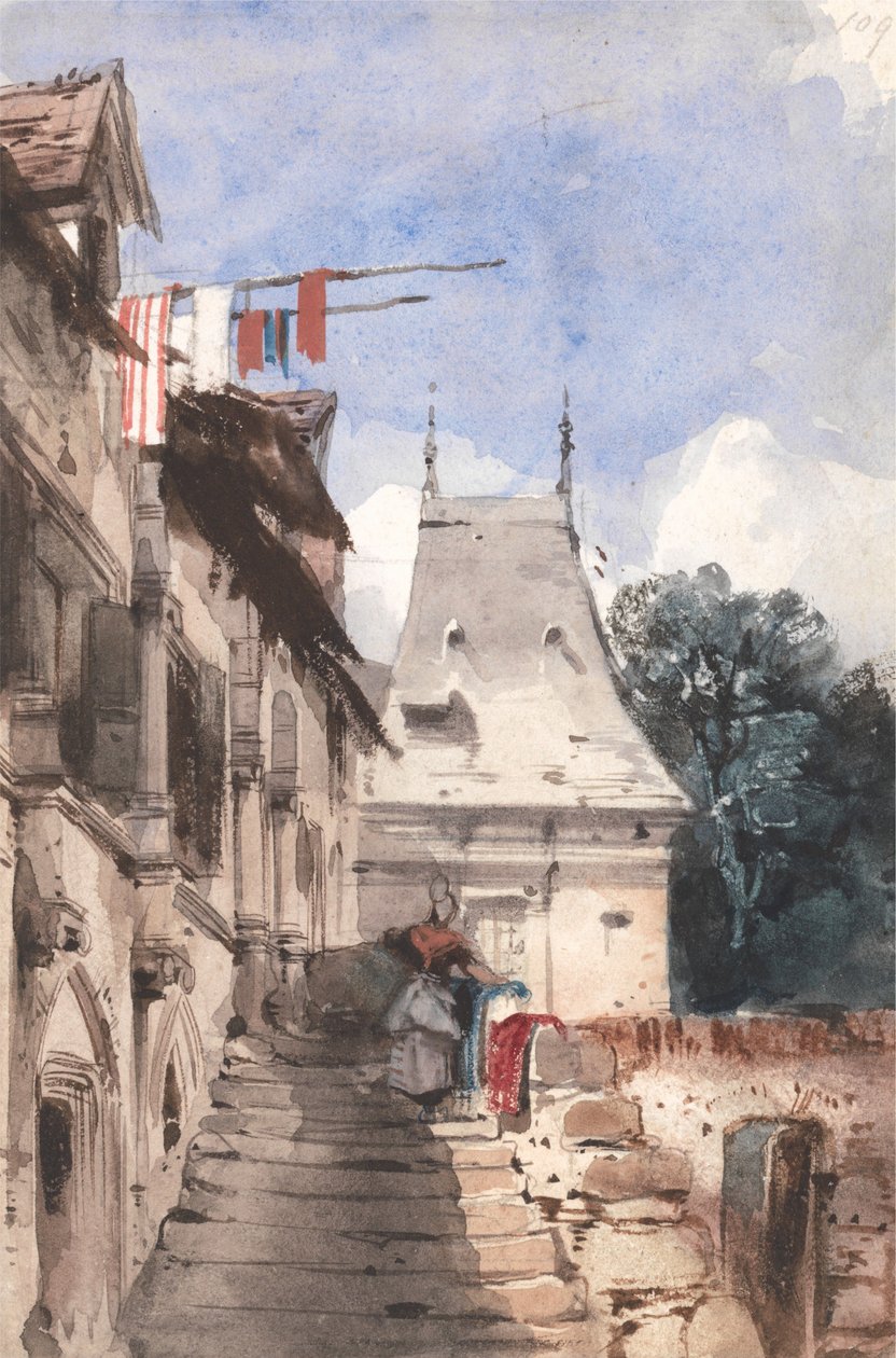 Abadia de St-Amand, Rouen de Richard Parkes Bonington