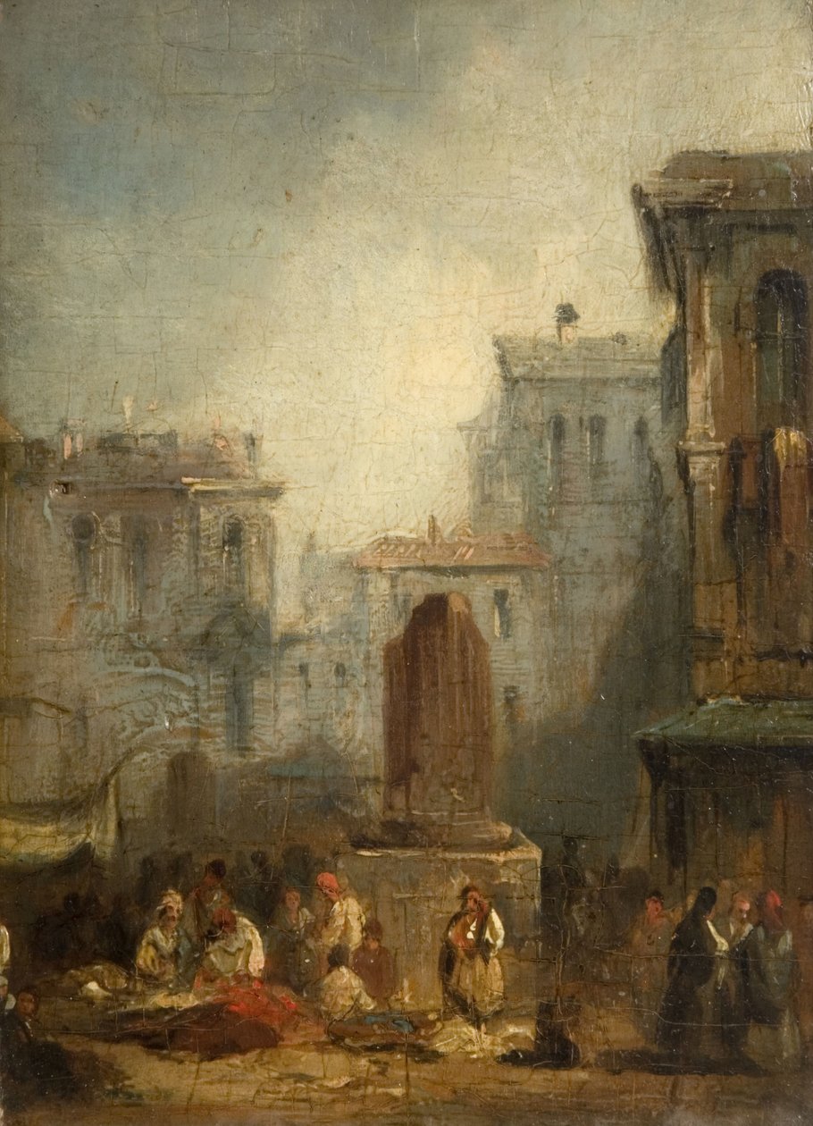 Uma cidade italiana, 1822-28. de Richard Parkes Bonington