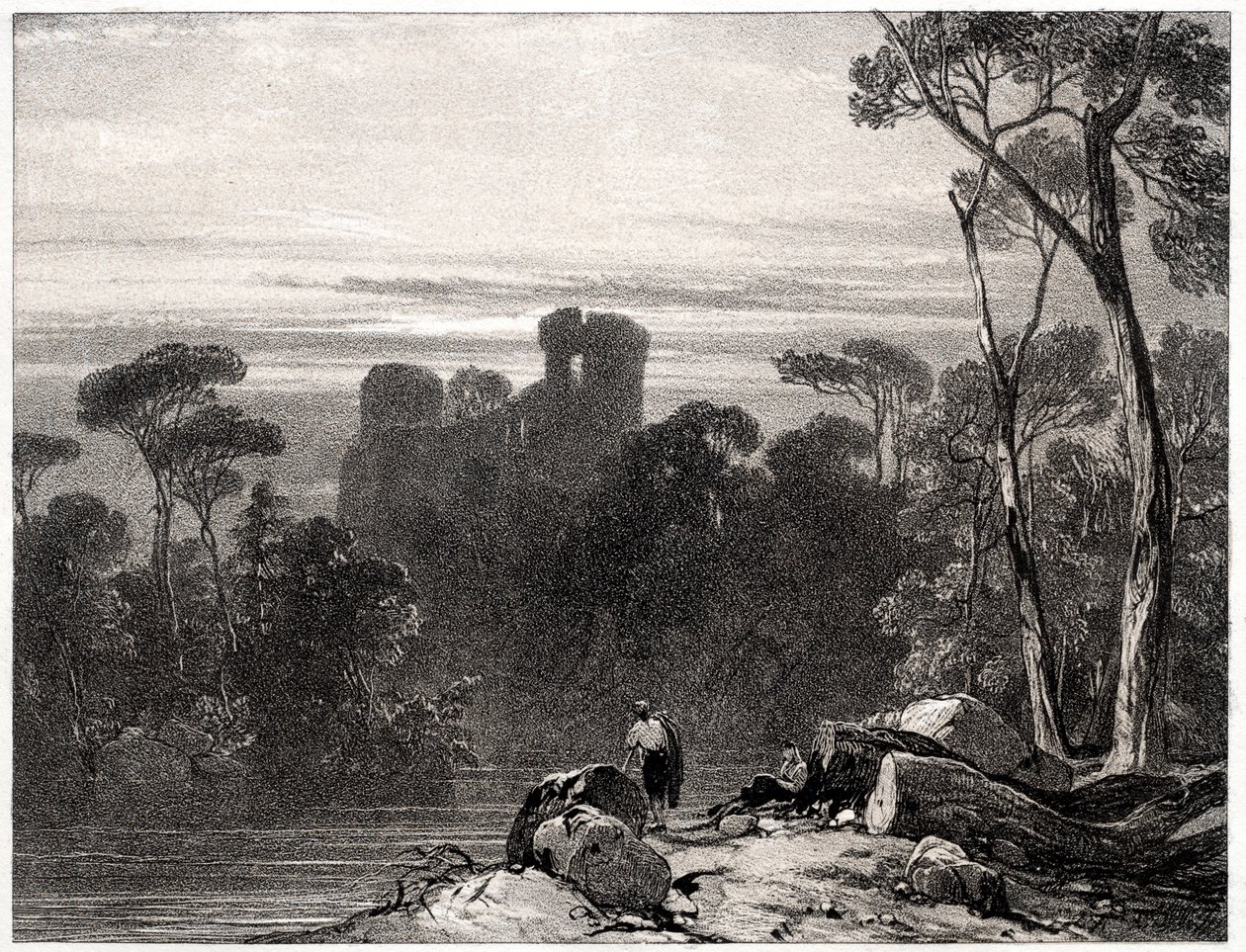 Castelo Bothwell de Richard Parkes Bonington