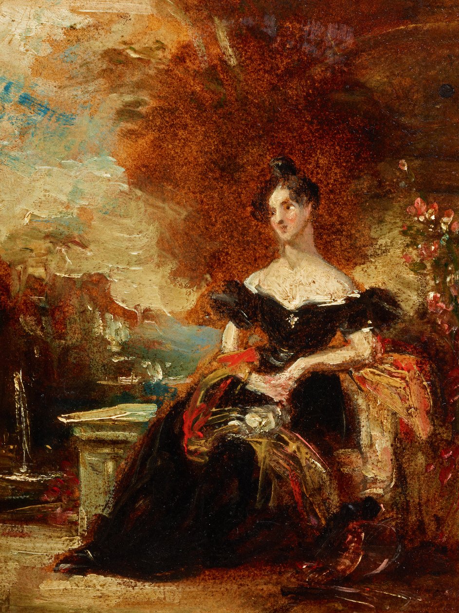Retrato de uma senhora de Richard Parkes Bonington