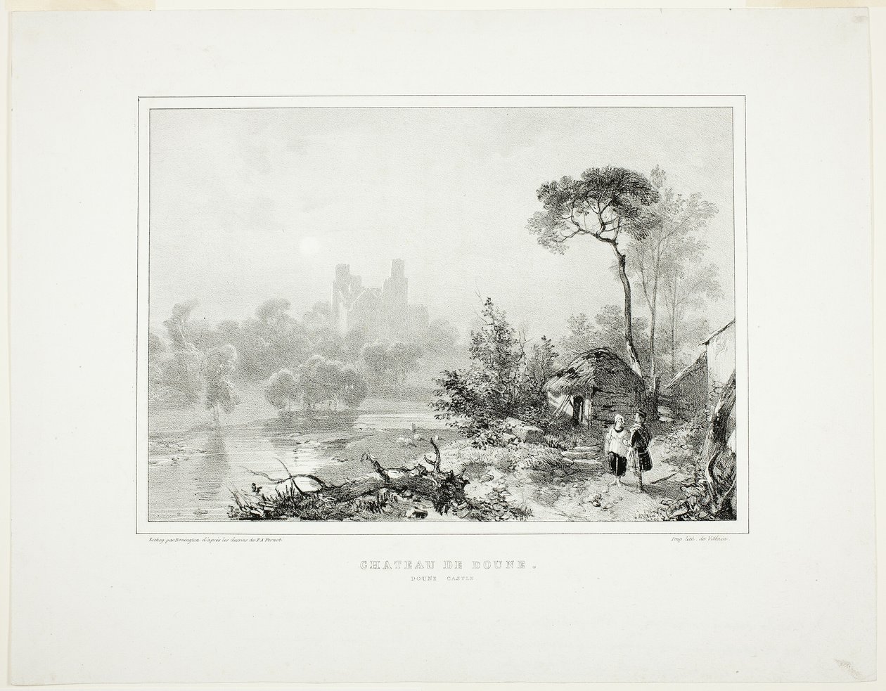 Castelo de Doune de Richard Parkes Bonington