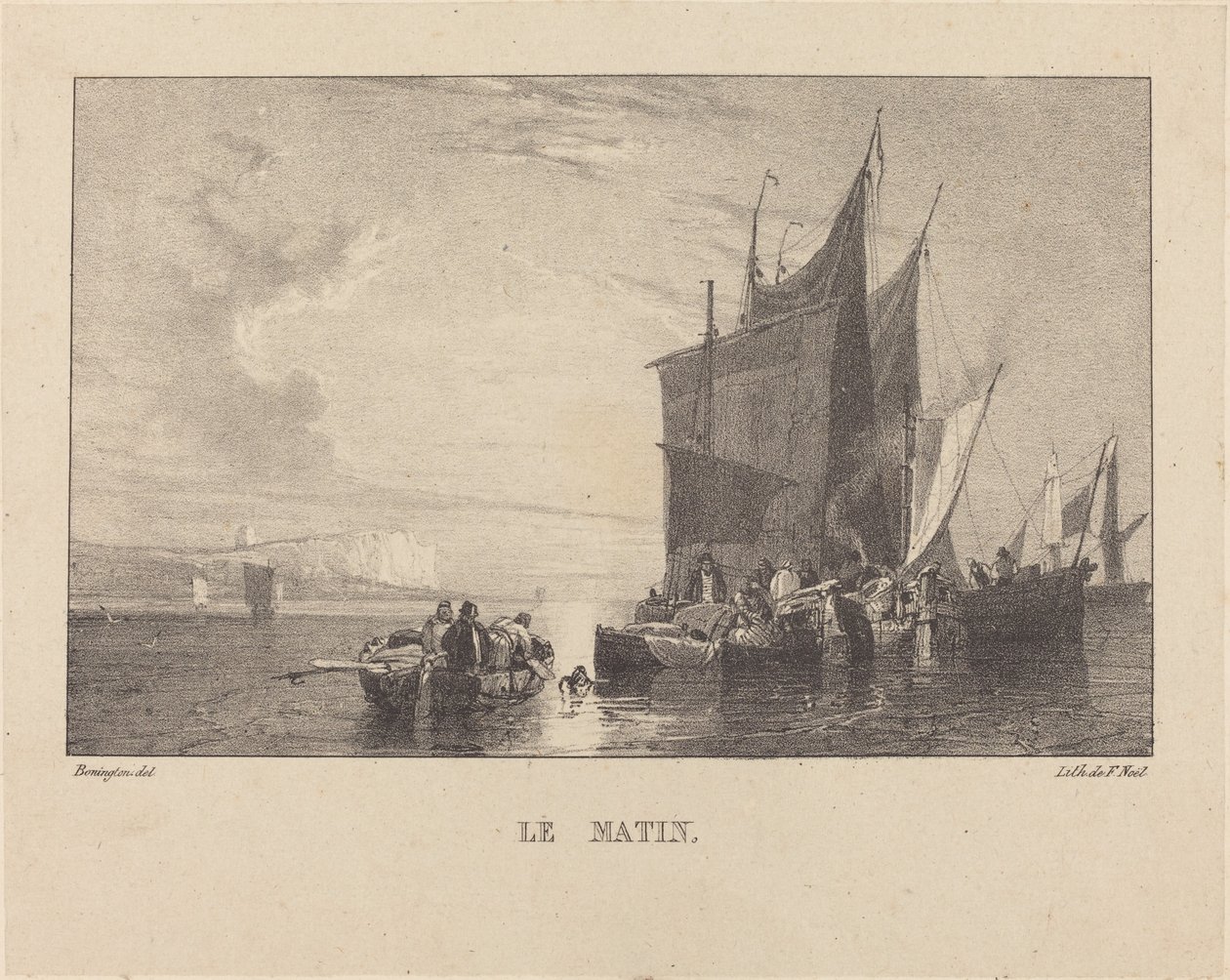 Manhã de Richard Parkes Bonington