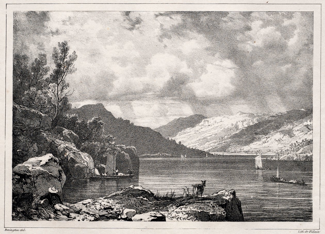 Loch Lomond, 1826. de Richard Parkes Bonington