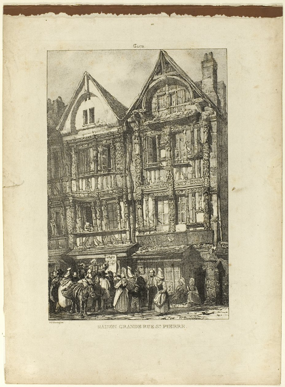 Casa Grande, Rue St. Pierre de Richard Parkes Bonington