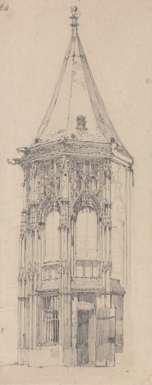 Palais de Justice, Rouen de Richard Parkes Bonington