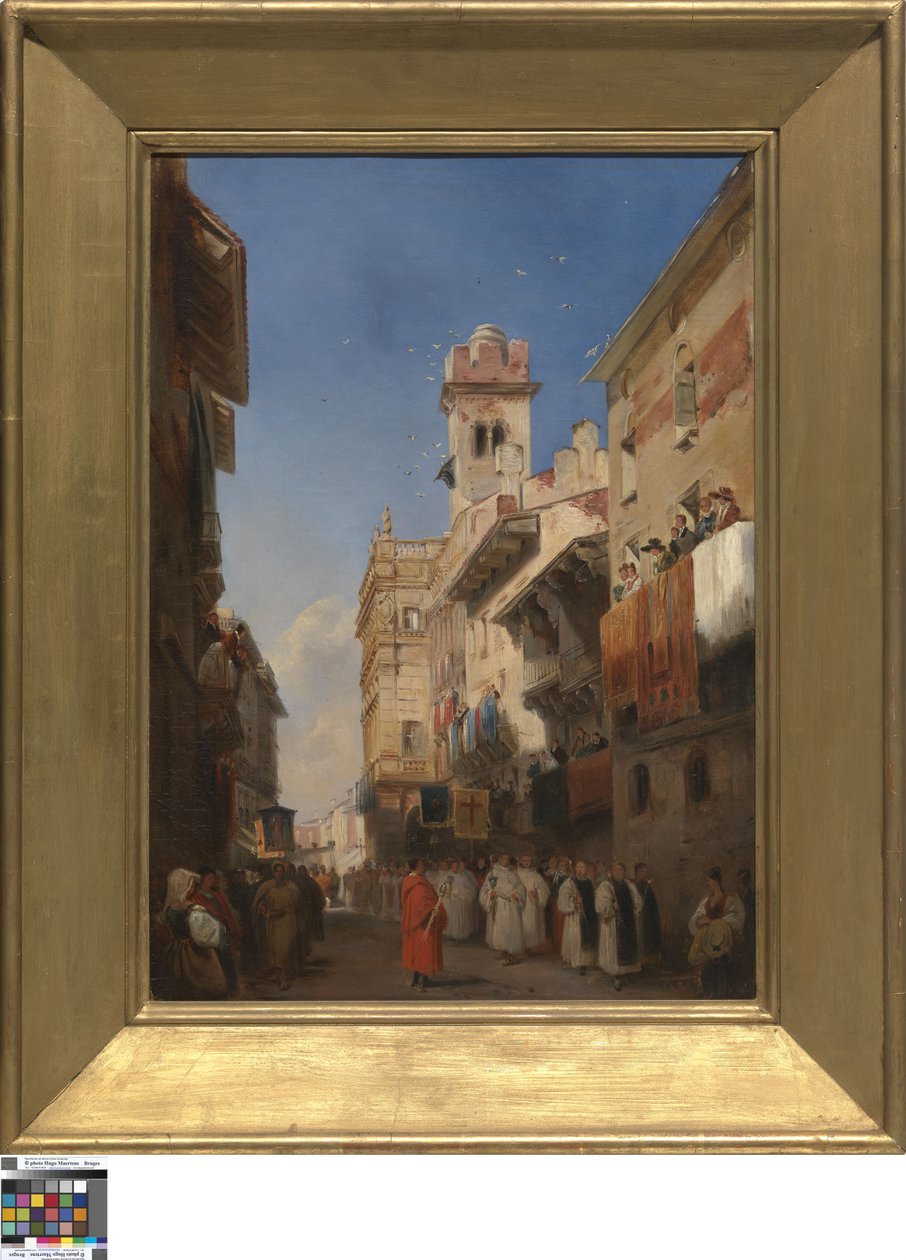 Procissão em Verona de Richard Parkes Bonington